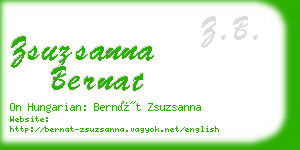 zsuzsanna bernat business card